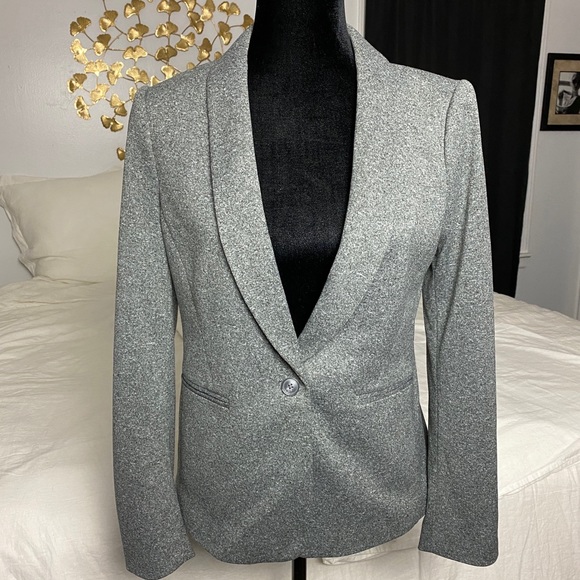 Loft Grey Modern Fitted Blazer l Size Medium - Picture 11 of 15